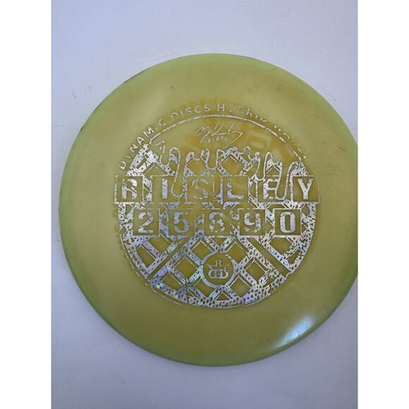 Dynamic Discs Disc Golf Metallic Stamp Midrange Disc Yellow - Picture 1 of 2
